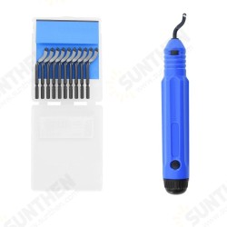Trimming Scrapers with 10Pcs Blades Material Model Pruning Trimming Device for 3D Printers Trimming Scrapers with 10Pcs Blades Material Model Pruning Trimming Device for 3D Printers