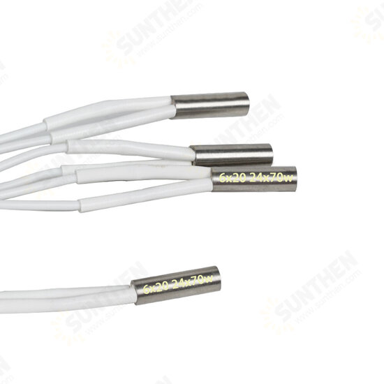 Heating Cable 12V 24V 70W Heating Pipe Temperature Sens T-D500 For 3D Printer Volcano E3D V6 Heating Cable 12V 24V 70W Heating Pipe Temperature Sens T-D500 For 3D Printer Volcano E3D V6
