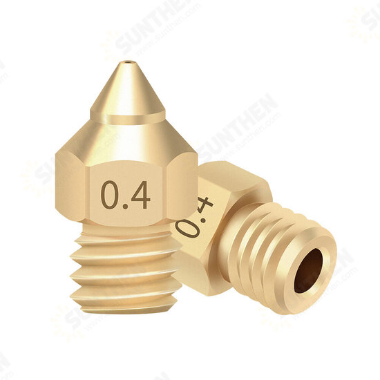 Brass Copper TTS New Pointed Nozzle 1.75mm 0.2/0.3/0.4/0.5 Extruder Print Head For Ender 3 V2 CR-6 SE 3D Printer