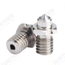 Trianglelab M6 0.4mm ZS Nozzle Hardened Steel Copper Alloy High Temperature and Wear Resistant Compatible models V6 Hotend 3d Printer Trianglelab M6 0.4mm ZS Nozzle Hardened Steel Copper Alloy High Temperature and Wear Resistant Compatible models V6 Hotend 3d Printer