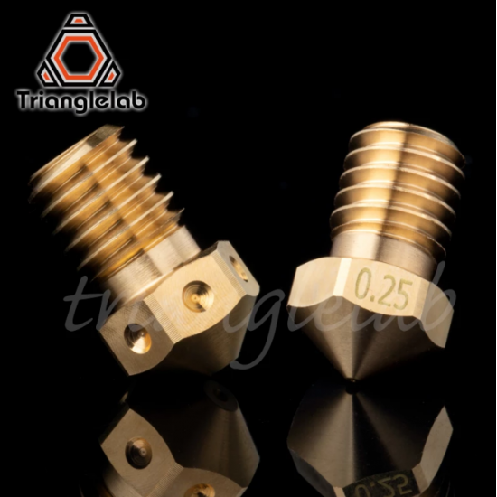 T-V6 Brass Nozzle V6 Nozzle for 3D printers hotend M6 Thread for E3D Nozzles hotend titan extruder