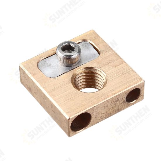 UM3 M6*0.75 Thread Brass Copper Heating Block 4mm for 3D Printer