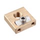 UM3 M6*0.75 Thread Brass Copper Heating Block 4mm for 3D Printer