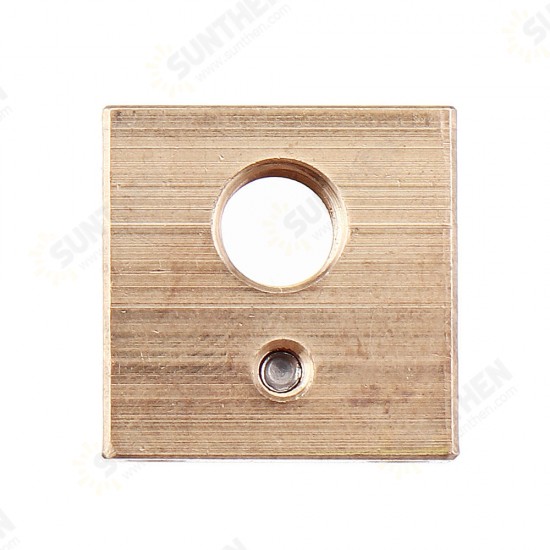 UM3 M6*0.75 Thread Brass Copper Heating Block 4mm for 3D Printer