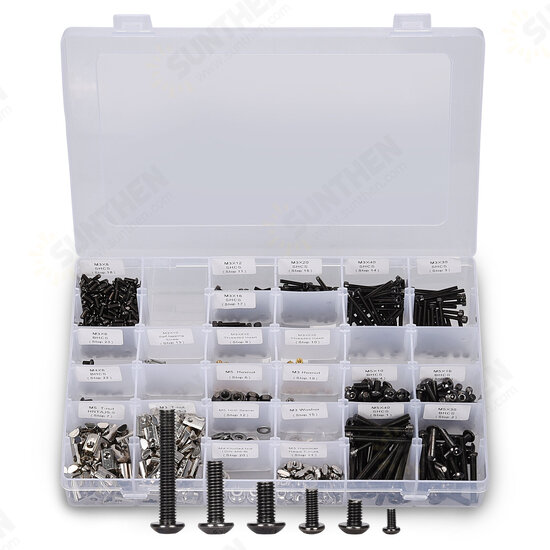 2.4 Screw Fastener Set for 3D Printer