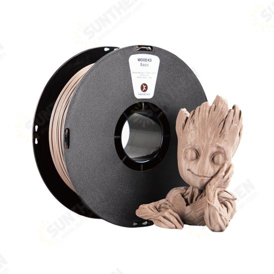 PLA Wood K5 1.75mm 1kg Spool 3D Printing Filament for 3D Printer PLA Wood K5 1.75mm 1kg Spool 3D Printing Filament for 3D Printer