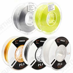 5 Rolls Silk PLA Filament 1KG 1.75mm Black/White/Gold/Silver/Yellow Filament Set for 3D Printers 5 Rolls Silk PLA Filament 1KG 1.75mm Black/White/Gold/Silver/Yellow Filament Set for 3D Printers