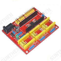 CNC Shield V4 Expansion Board With Nano & 3Pcs Red A4988 For 3D Printer CNC Shield V4 Expansion Board With Nano & 3Pcs Red A4988 For 3D Printer