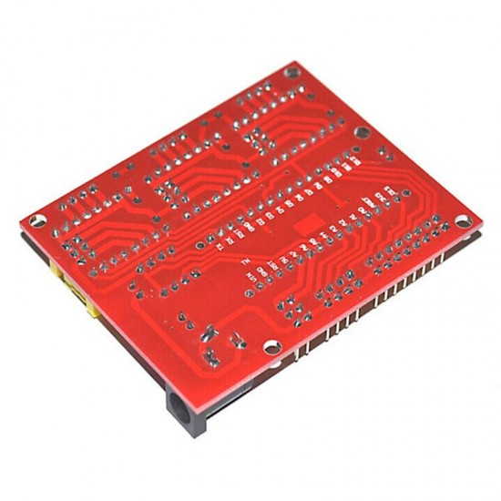 CNC Shield V4 Expansion Board With Nano & 3Pcs Red A4988 For 3D Printer