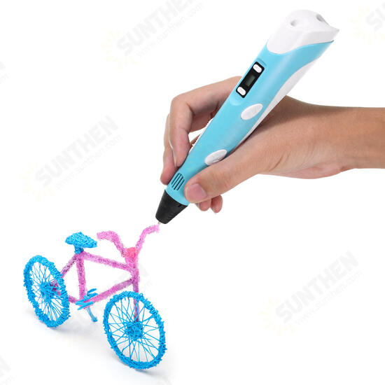 DIY Graffiti Three-Dimensional Shape 3D Printer Pen With PLA Filament For Children's Education