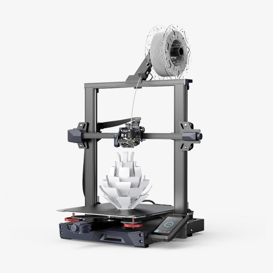 S1 Plus 3D Printer 300*300*300mm Larger Build Volume with Full-metal Dual-gear Direct Extruder/CR Touch Auto-leveling