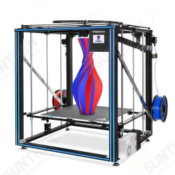 X5SA-500-2E Dual Extruder 2-in-1-out 3D Printer with 500*500*600mm Super Printing Area / Corexy Double Z Axis / 24V Power Supply X5SA-500-2E Dual Extruder 2-in-1-out 3D Printer with 500*500*600mm Super Printing Area / Corexy Double Z Axis / 24V Power Supply