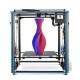 X5SA-500-2E Dual Extruder 2-in-1-out 3D Printer with 500*500*600mm Super Printing Area / Corexy Double Z Axis / 24V Power Supply
