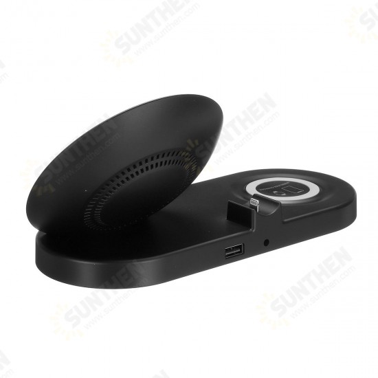 5 In 1 Wireless Charger QC2.0 USB with 36W Power Supply for Mobile Phone iWatch