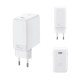 65W Warp Charge USB-C Charger Dash Warp Fast Charging Wall Adapter EU Plug With 65W 6.5A Max USB-C to USB-C Cable For OnePlus iPad MacBook Huawei
