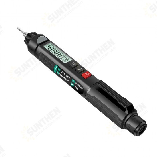 A3007/8 True RMS Digital Multimeter + Voltage Test Pen + Phase Sequences Meter 3 In 1 with LCD Backlight Flashlight NCV Auto-off Multiple Accessories