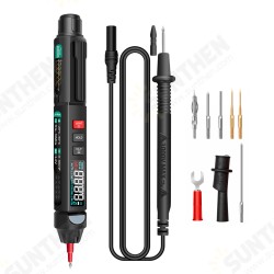 A3007/8 True RMS Digital Multimeter + Voltage Test Pen + Phase Sequences Meter 3 In 1 with LCD Backlight Flashlight NCV Auto-off Multiple Accessories A3007/8 True RMS Digital Multimeter + Voltage Test Pen + Phase Sequences Meter 3 In 1 with LCD Backlight Flashlight NCV Auto-off Multiple Accessories