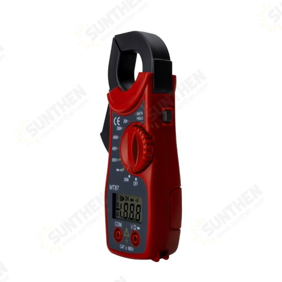 MT87 Portable Digital Clamp Ammeter Multimeter With AC/DC Voltage Tester AC Current Resistance Multi Test Clamp Meters