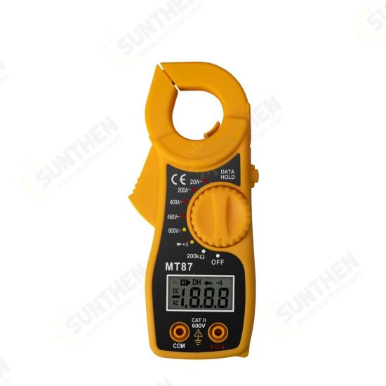 MT87 Portable Digital Clamp Ammeter Multimeter With AC/DC Voltage Tester AC Current Resistance Multi Test Clamp Meters