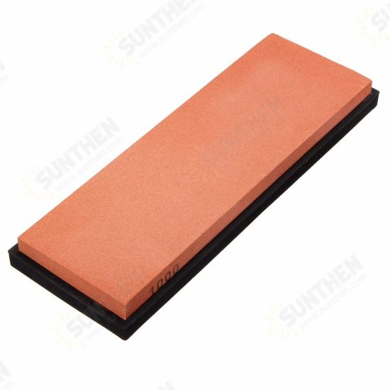 1000# Grit Whetstone Sharpener Sharpen Stone With Stand 180mm x 60mm x 15mm