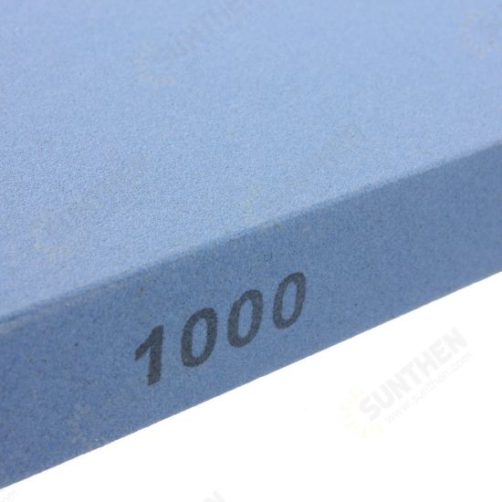 1000# Grit Whetstone Sharpener Sharpen Stone With Stand 180mm x 60mm x 15mm