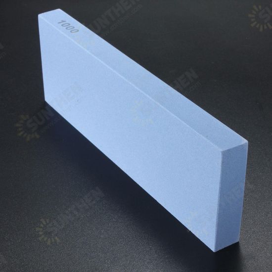 1000# Grit Whetstone Sharpener Sharpen Stone With Stand 180mm x 60mm x 15mm