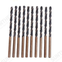 10pcs High Speed Steel Titaniium Coated Drill Bit Set Hexx Shank φ 3.0- φ 4.5 10pcs High Speed Steel Titaniium Coated Drill Bit Set Hexx Shank φ 3.0- φ 4.5