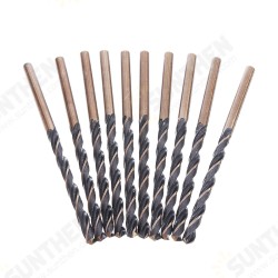 10pcs High Speed Steel Titaniium Coated Drill Bit Set Hexx Shank φ 3.0- φ 4.5 10pcs High Speed Steel Titaniium Coated Drill Bit Set Hexx Shank φ 3.0- φ 4.5