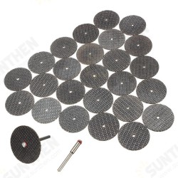 25Pcs Resin Cutting Wheel Disc + Mandrel Rotary Tool 25Pcs Resin Cutting Wheel Disc + Mandrel Rotary Tool