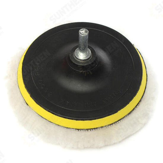 6 pcs 150mm Polishing Buffing Pad Kit Polishing with Drill Adapter M14 for Dremel