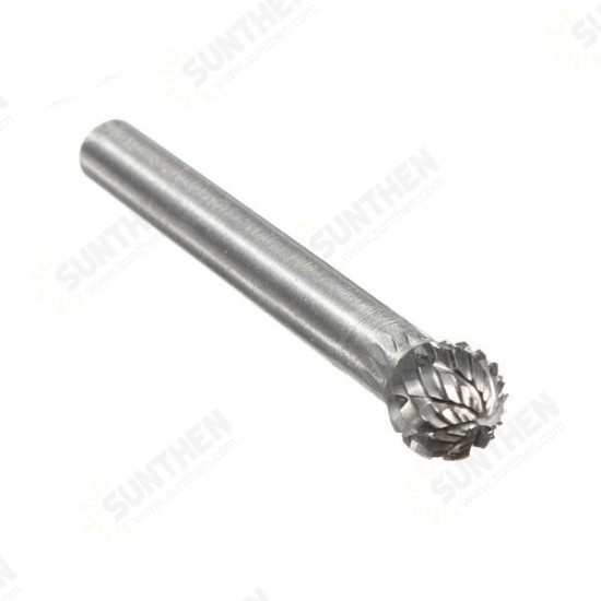 8MM head THK Tungsten Carbide Rotary Point Burr Die Grinder 6mm Shank