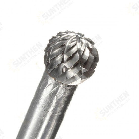 8MM head THK Tungsten Carbide Rotary Point Burr Die Grinder 6mm Shank