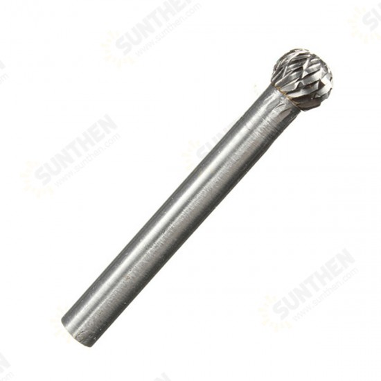 8MM head THK Tungsten Carbide Rotary Point Burr Die Grinder 6mm Shank