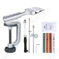 Sharpener Set Fixed-angle Knife Sharpener Knife Sharpening Kit Knife Slicker Edge Sharpener Abrasive Holding System with 4 Sharpening Stones Sharpener Set Fixed-angle Knife Sharpener Knife Sharpening Kit Knife Slicker Edge Sharpener Abrasive Holding System with 4 Sharpening Stones