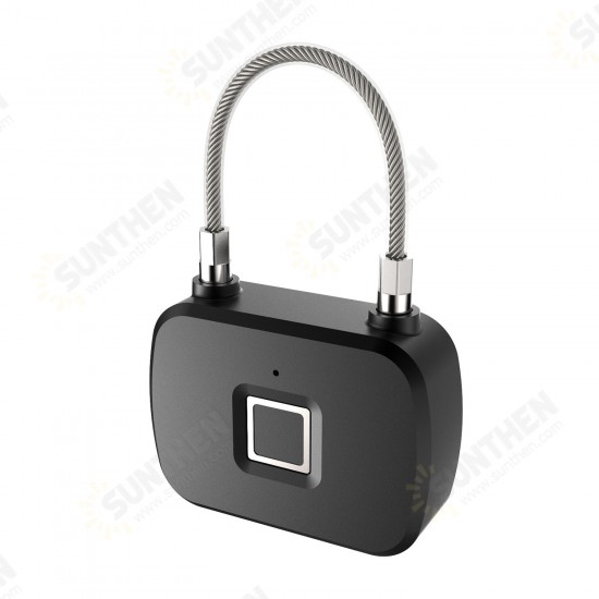 L13 Fingerprint Security Keyless Lock Plastic Three Color Light Wire Rope Lock 3M 10 Sets of Fingerprint lock Induction L13 Fingerprint Security Keyless Lock Plastic Three Color Light Wire Rope Lock 3M 10 Sets of Fingerprint lock Induction