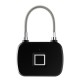 L13 Fingerprint Security Keyless Lock Plastic Three Color Light Wire Rope Lock 3M 10 Sets of Fingerprint lock Induction L13 Fingerprint Security Keyless Lock Plastic Three Color Light Wire Rope Lock 3M 10 Sets of Fingerprint lock Induction