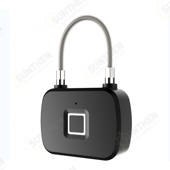 L13 Fingerprint Security Keyless Lock Plastic Three Color Light Wire Rope Lock 3M 10 Sets of Fingerprint lock Induction L13 Fingerprint Security Keyless Lock Plastic Three Color Light Wire Rope Lock 3M 10 Sets of Fingerprint lock Induction