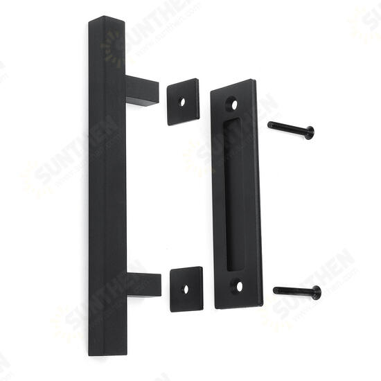 Barn Door Handle Sliding Flush Pull Wood Door Gate Hardware Stainless Steel Door Lock