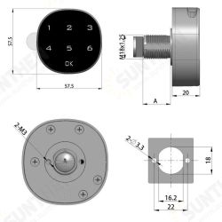 DIY Dry battery Digital Electronic Password Keypad Number Cabinet Code Door Lock drawer Locks Confused password function DIY Dry battery Digital Electronic Password Keypad Number Cabinet Code Door Lock drawer Locks Confused password function