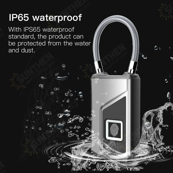 L1 Smart Lock Fingerprint Lock Backpack Home Locker Anti-theft Waterproof Ultra-long Standby Keyless Fingerprint Padlock L1 Smart Lock Fingerprint Lock Backpack Home Locker Anti-theft Waterproof Ultra-long Standby Keyless Fingerprint Padlock