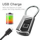 L1 Smart Lock Fingerprint Lock Backpack Home Locker Anti-theft Waterproof Ultra-long Standby Keyless Fingerprint Padlock L1 Smart Lock Fingerprint Lock Backpack Home Locker Anti-theft Waterproof Ultra-long Standby Keyless Fingerprint Padlock