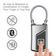 L1 Smart Lock Fingerprint Lock Backpack Home Locker Anti-theft Waterproof Ultra-long Standby Keyless Fingerprint Padlock L1 Smart Lock Fingerprint Lock Backpack Home Locker Anti-theft Waterproof Ultra-long Standby Keyless Fingerprint Padlock