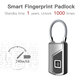 L1 Smart Lock Fingerprint Lock Backpack Home Locker Anti-theft Waterproof Ultra-long Standby Keyless Fingerprint Padlock