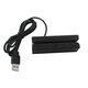 MSR580 USB Magnetic Strip Card Reader 3 Tracks Mini Mag Hi-Co Swiper POS Reader