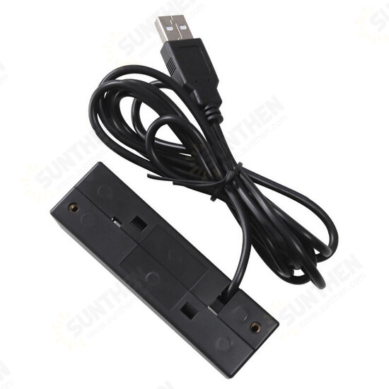 MSR580 USB Magnetic Strip Card Reader 3 Tracks Mini Mag Hi-Co Swiper POS Reader