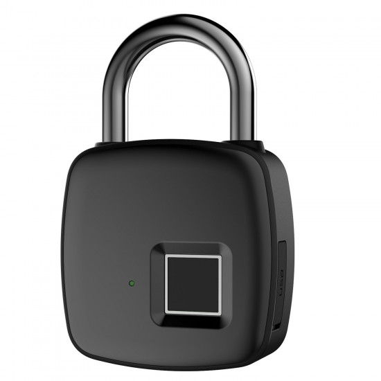 P30 Smart Fingerprint Padlock Lock Padlock Mini Portable Biometric Padlock With USB Charging for Locker Luggage Gym