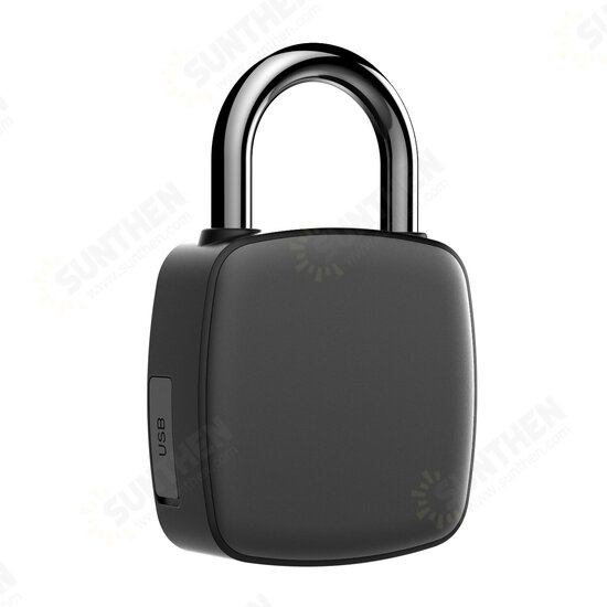 P30 Smart Fingerprint Padlock Lock Padlock Mini Portable Biometric Padlock With USB Charging for Locker Luggage Gym