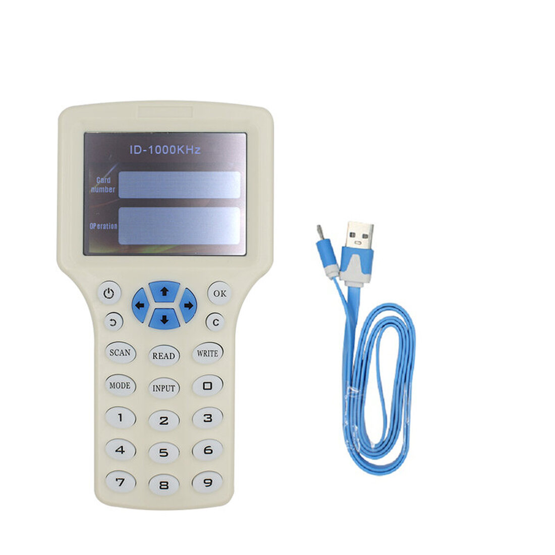 RFID NFC Card Copier Reader Writer Duplicator English 10 Frequency ...