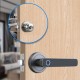 Smart Fingerprint Handle Door Lock Intelligent Anti-theft Door Lock Fingerprint Key Unlock Home Lock Electronic Entry Door Security Lock