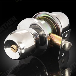 Stainless Steel Round Door Knobs Privacy Passage Entrance Lock Entry with 3 Keys Stainless Steel Round Door Knobs Privacy Passage Entrance Lock Entry with 3 Keys
